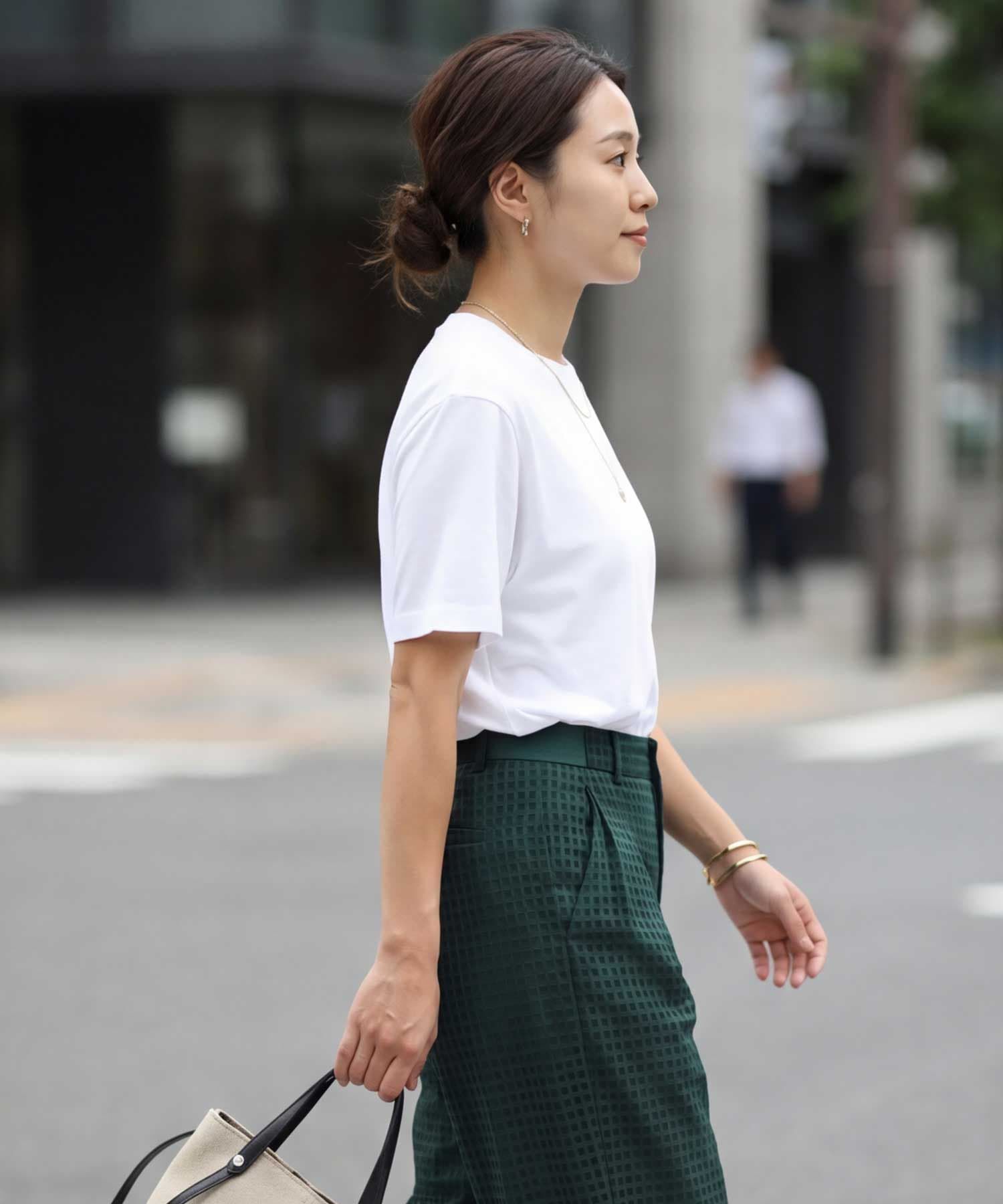 STYLE DELI「薄手スムースクルーネックTシャツ」|Tシャツ・カットソー|