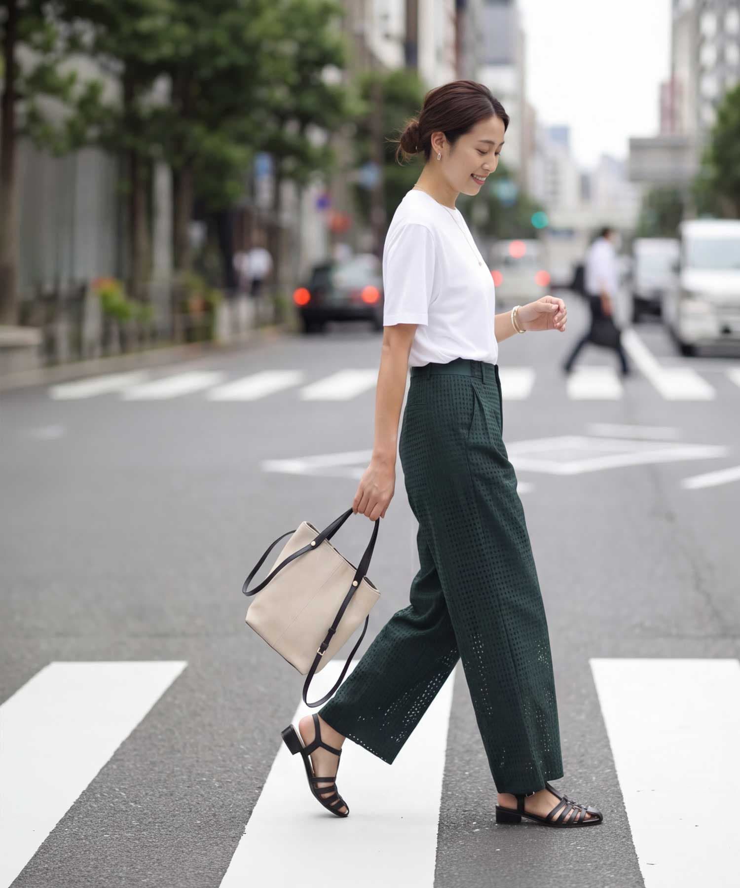 STYLE DELI「薄手スムースクルーネックTシャツ」|Tシャツ・カットソー|