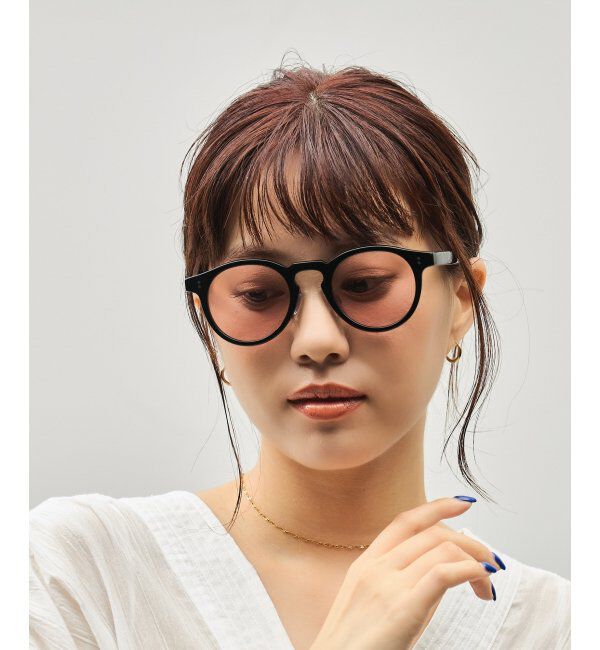  「SUNCUTGlasses/UV100%CUT サングラス カラーレンズ  紫外線対策 UVカット スタイリッシュ ユニセックス」|サングラス|