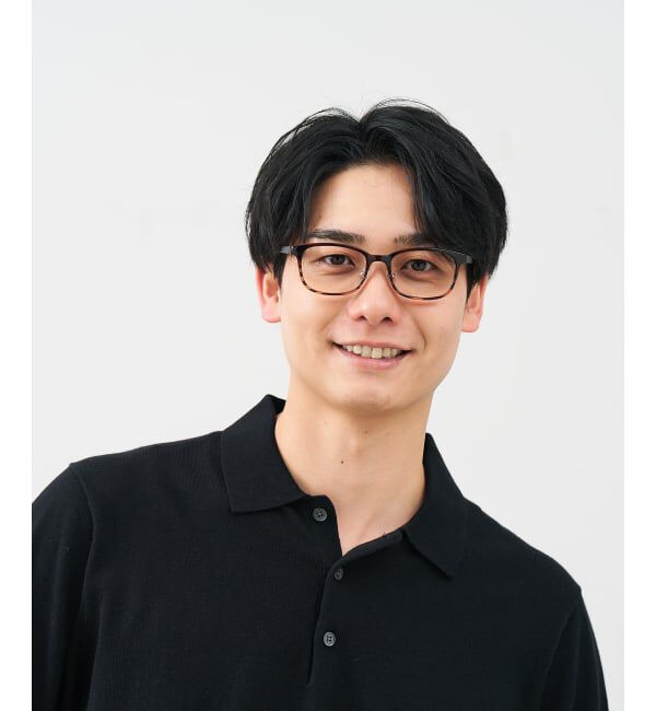  「ウェリントン型 メガネ | 、 レンズ交換券付」|メガネ|薄ブラウン1