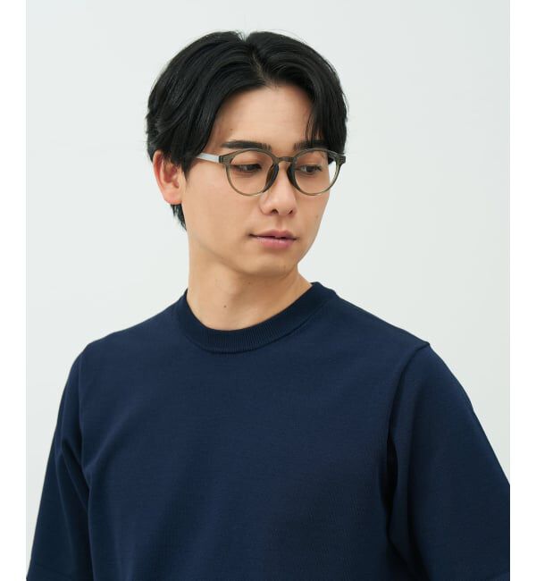  「FASHION ボストン型 メガネ | 軽量 太縁 黒縁フレーム おしゃれ 読書 ビジネスFASHION レンズ交換券付」|メガネ|