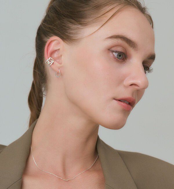 agete「《WEB限定》シルバー／K10ピアス」|ピアス|