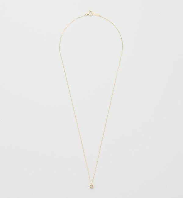 agete「《WEB限定》K10ダイヤモンドネックレス（0.03ct）」|ネックレス|