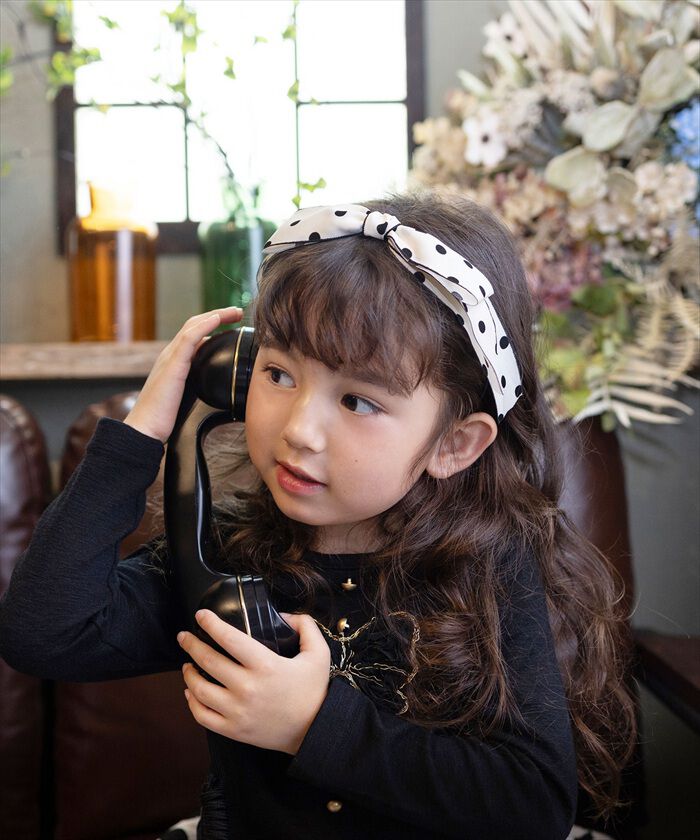 BACKYARD FAMILY「Rora カチューシャ キッズ 通販 プティ ドット 髪飾り 髪留め 髪どめ ヘアアクセサリー」|その他|