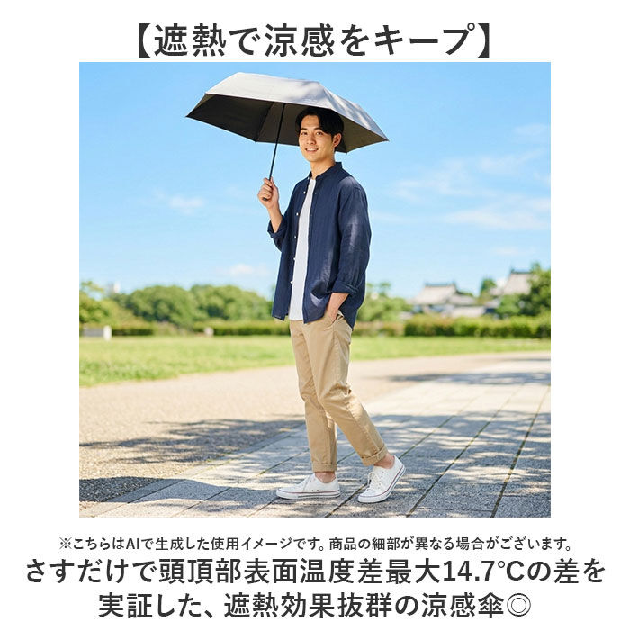 BACKYARD FAMILY「Wpc.IZA 折りたたみ傘 コンパクト 通販 晴雨兼用傘 日傘 完全遮光 軽い 折り畳み 傘」|傘|
