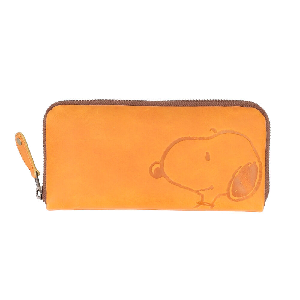 BACKYARD FAMILY「スヌーピー 長財布 大人 通販 SNOOPY 73168 財布 レザー 長サイフ ながさいふ」|財布|ブラウン1