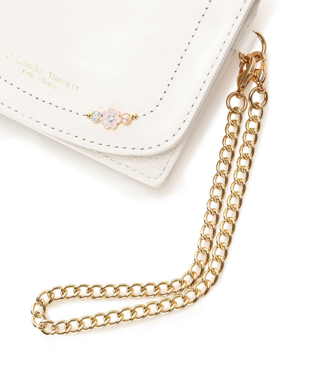 Samantha Thavasa Petit Choice「フラワーパール パスケース」|定期入れ|