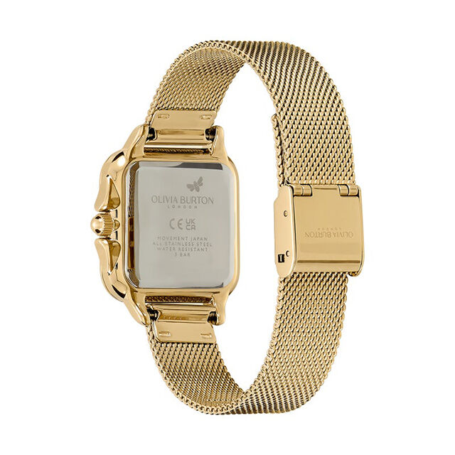 OLIVIA BURTON 「〈OLIVIA BURTON(ｵﾘﾋﾞｱﾊﾞｰﾄﾝ)〉ｸﾗｼｯｸ 28mm ｸﾞﾛﾌﾞﾅｰ ｸﾞﾘｰﾝ & ｺﾞｰﾙﾄﾞﾒｯｼｭ ｳｫｯﾁ」|腕時計|