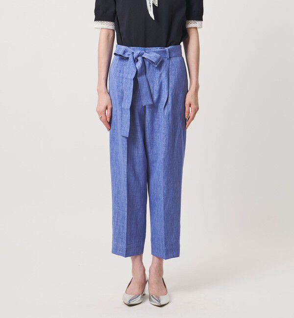 UNITED ARROWS「ハケメ ライク テーパードパンツ ‐ウォッシャブル‐」|スラックス|