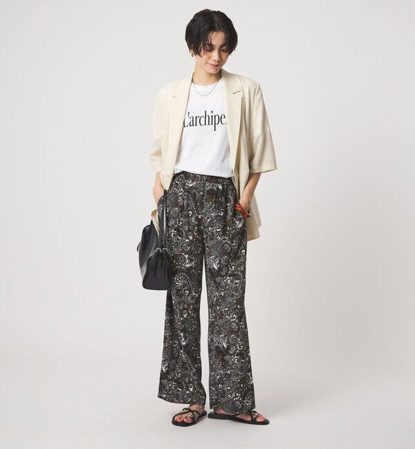 UNITED ARROWS green label relaxing「ロゴ ショートスリーブ Tシャツ」|Tシャツ・カットソー|