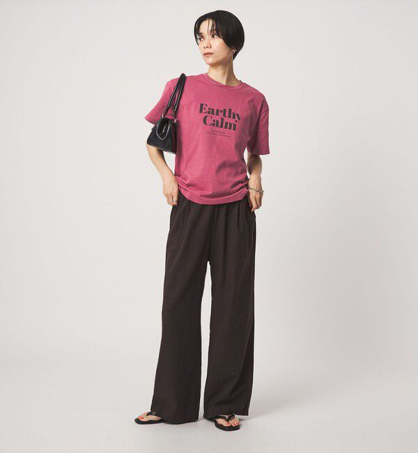 UNITED ARROWS green label relaxing「ロゴ ショートスリーブ Tシャツ」|Tシャツ・カットソー|