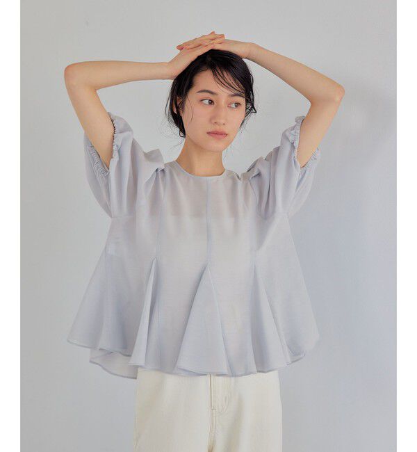 EMMEL REFINES「＜EMMEL REFINES＞EM MW ペプラム 2WAY ブラウス」|シャツ・ブラウス|