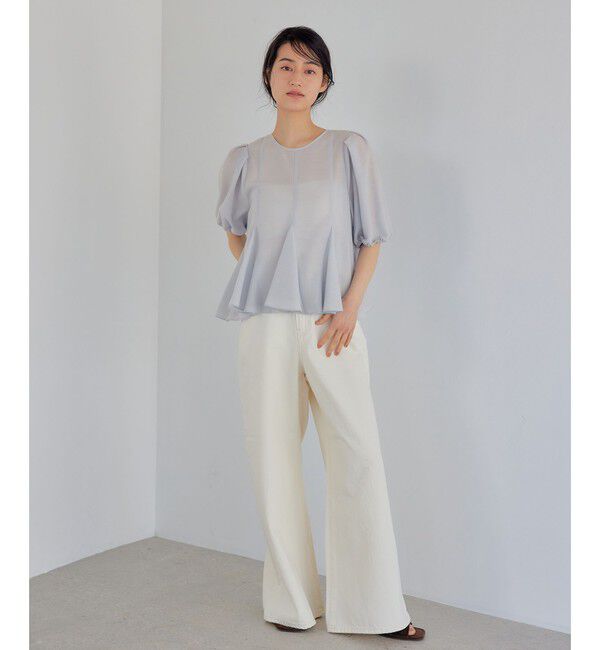 EMMEL REFINES「＜EMMEL REFINES＞EM MW ペプラム 2WAY ブラウス」|シャツ・ブラウス|