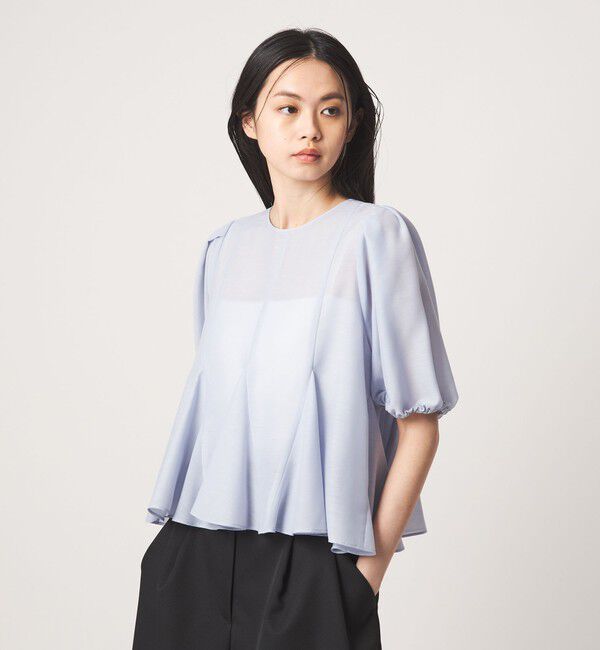 EMMEL REFINES「＜EMMEL REFINES＞EM MW ペプラム 2WAY ブラウス」|シャツ・ブラウス|