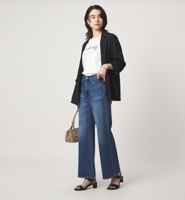 UNITED ARROWS green label relaxing「セミフレア デニム パンツ」|デニム|