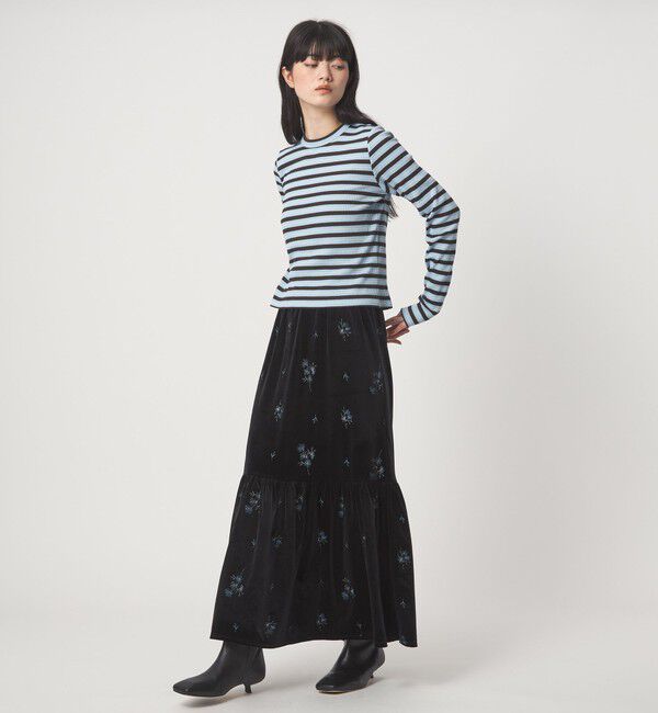 EMMEL REFINES「＜EMMEL REFINES＞EM マルチボーダー ロングスリーブ プルオーバー」|Tシャツ・カットソー|
