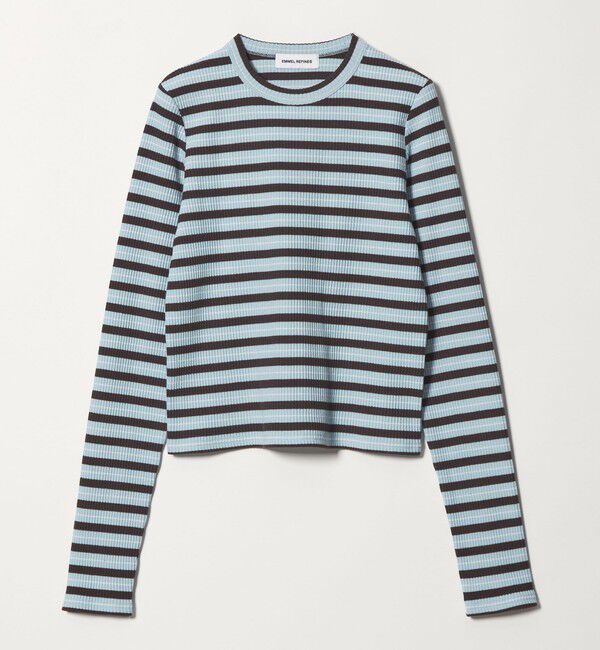 EMMEL REFINES「＜EMMEL REFINES＞EM マルチボーダー ロングスリーブ プルオーバー」|Tシャツ・カットソー|