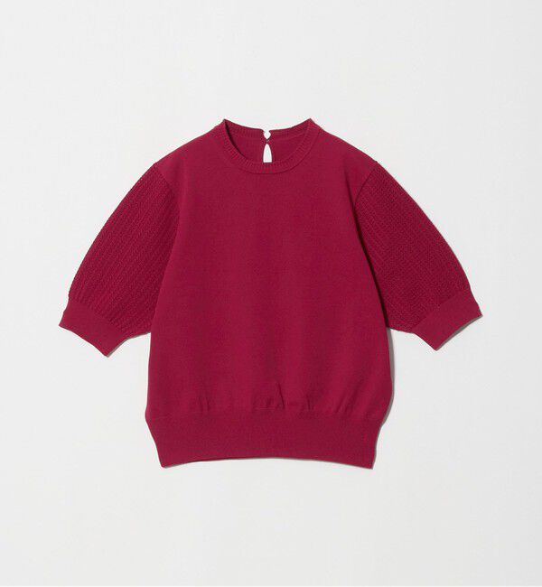UNITED ARROWS green label relaxing「ショート スリーブ プルオーバー ニット」|ニット・セーター|