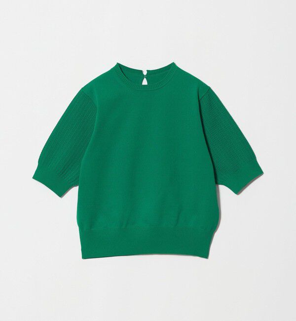 UNITED ARROWS green label relaxing「ショート スリーブ プルオーバー ニット」|ニット・セーター|