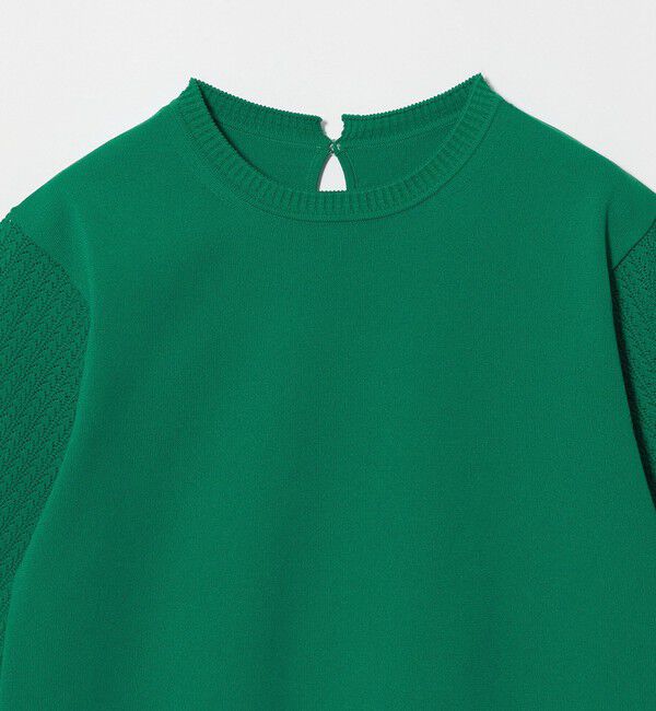 UNITED ARROWS green label relaxing「ショート スリーブ プルオーバー ニット」|ニット・セーター|