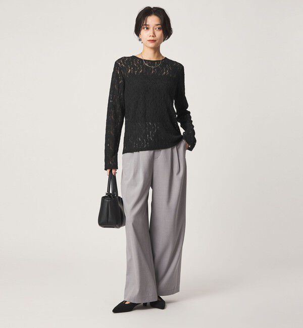 UNITED ARROWS green label relaxing「レース プルオーバー カットソー」|Tシャツ・カットソー|