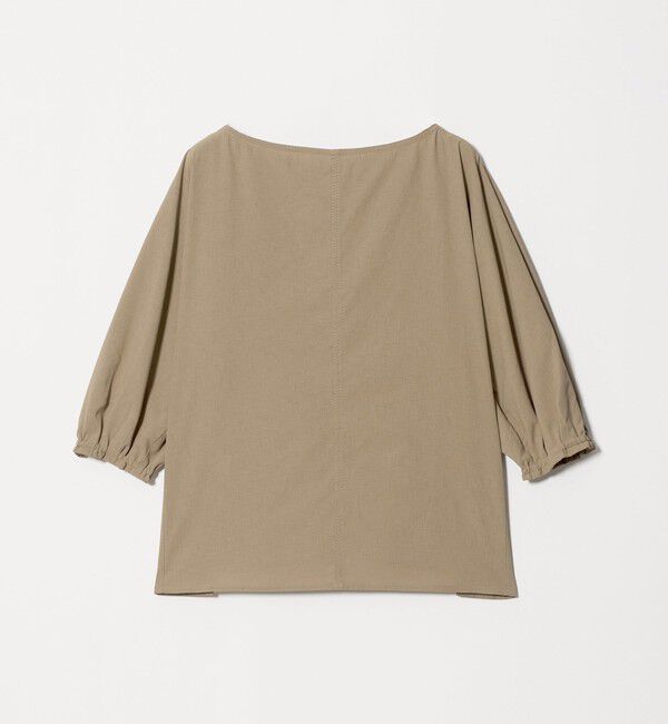 UNITED ARROWS green label relaxing「Breeze Cool ボートネック 7分袖 ブラウス マシンウォッシャブル 吸水速乾 通気性 UVカット」|シャツ・ブラウス|