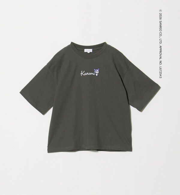 UNITED ARROWS green label relaxing「【別注】＜Sanrio＞モチーフ ショートスリーブ Tシャツ / キッズ 140cm-150cm」|Tシャツ・カットソー|DK.GRAY