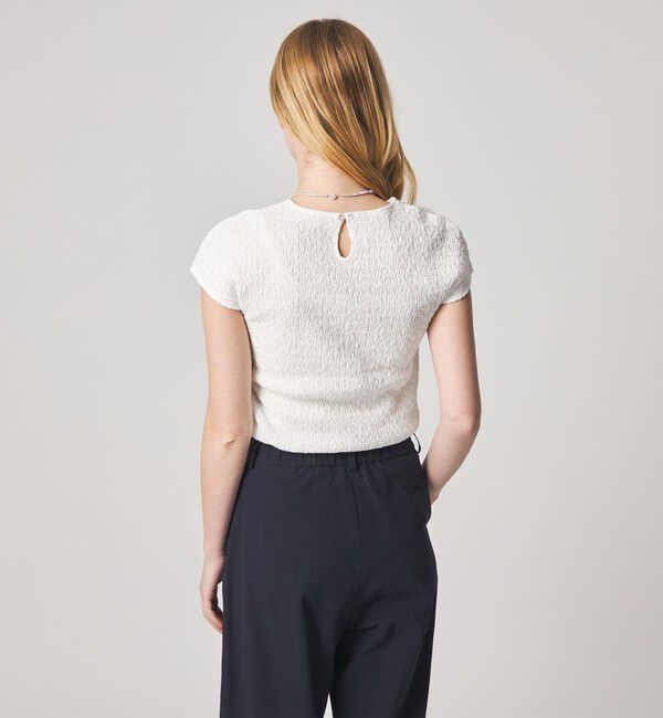STEVEN ALAN「＜Steven Alan＞クルーネック プルオーバー」|Tシャツ・カットソー|OFF WHITE