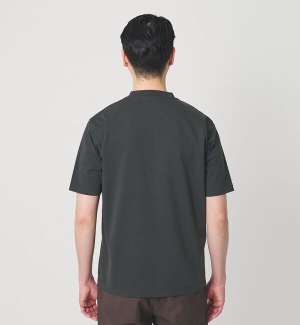 BEAUTY&YOUTH UNITED ARROWS「【WEB限定 WARDROBE SMART】クール ハイゲージ モクロディ ヘンリーネック カットソー【抗菌防臭・接触冷感」|Tシャツ・カットソー|