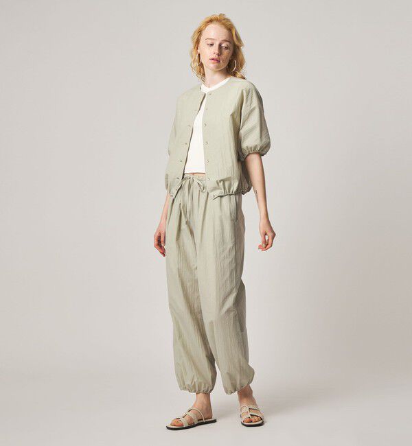 STEVEN ALAN「＜Steven Alan＞クルーネック シュリンク ブラウス」|シャツ・ブラウス|