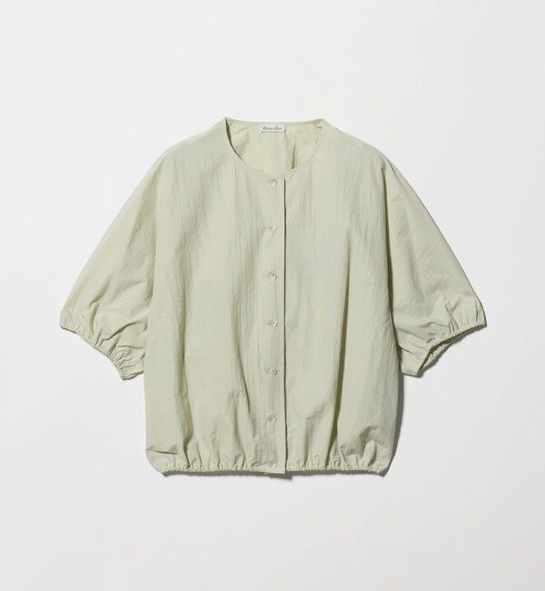 STEVEN ALAN「＜Steven Alan＞クルーネック シュリンク ブラウス」|シャツ・ブラウス|