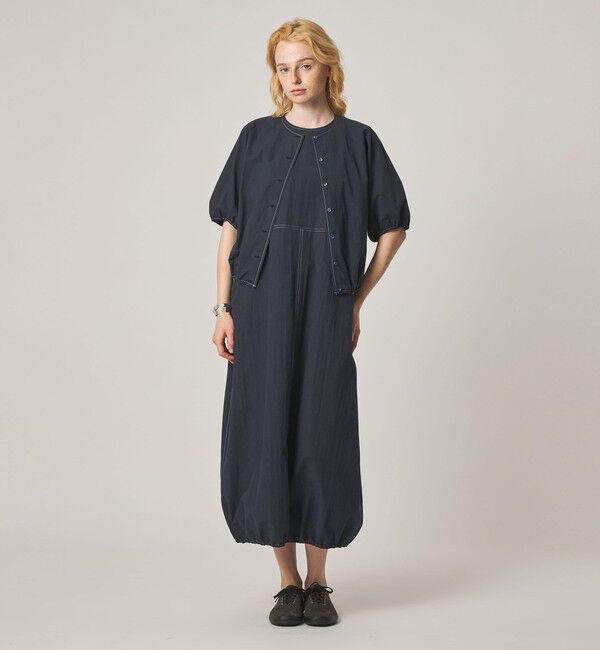 STEVEN ALAN「＜Steven Alan＞クルーネック シュリンク ブラウス」|シャツ・ブラウス|
