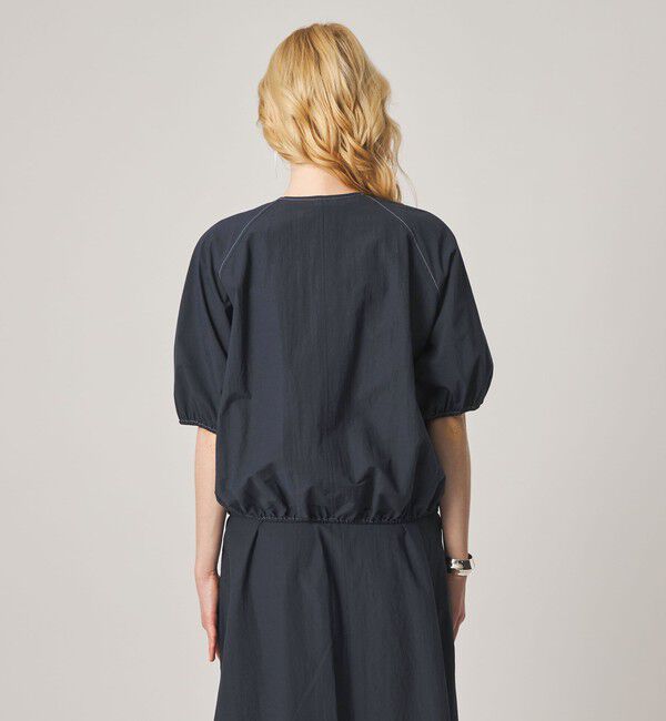 STEVEN ALAN「＜Steven Alan＞クルーネック シュリンク ブラウス」|シャツ・ブラウス|