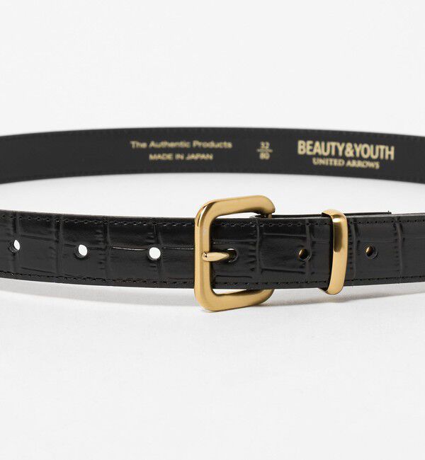 BEAUTY&YOUTH UNITED ARROWS「エンボス ベルト 25mm」|ベルト|