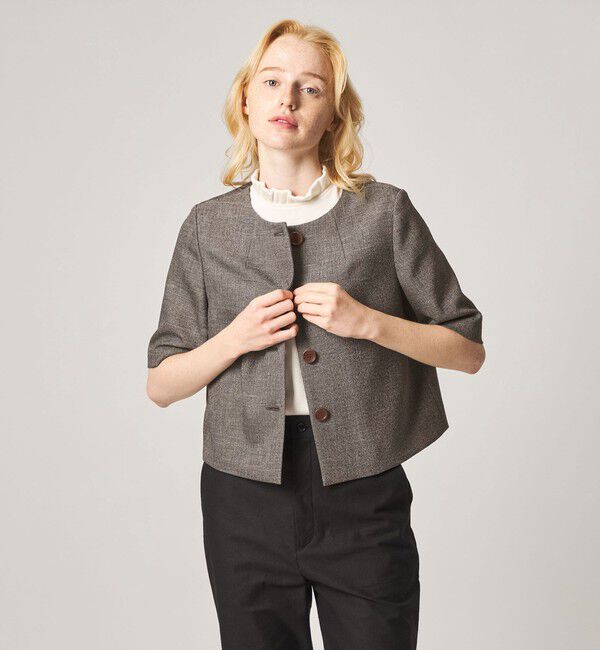 STEVEN ALAN「＜Steven Alan＞ショートスリーブ ジャケット」|シャツ・ブラウス|MOCA