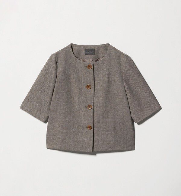 STEVEN ALAN「＜Steven Alan＞ショートスリーブ ジャケット」|シャツ・ブラウス|