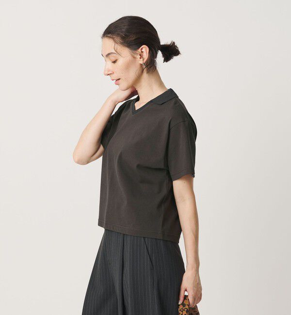 BEAUTY&YOUTH UNITED ARROWS「コットン 2トーン Vネック プルオーバー」|Tシャツ・カットソー|