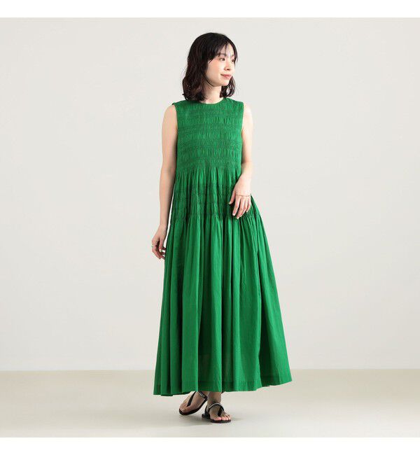 Demi-Luxe BEAMS 「ne Quittez pas / ボイル シャーリング ワンピース」|ワンピース|