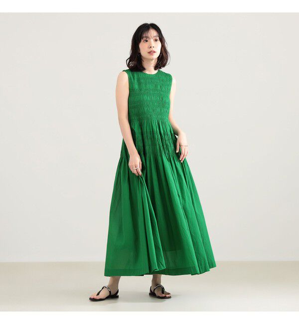 Demi-Luxe BEAMS 「ne Quittez pas / ボイル シャーリング ワンピース」|ワンピース|