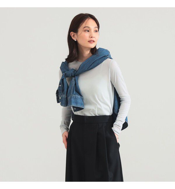 Demi-Luxe BEAMS 「【接触冷感】コットン ハイツイストシアー Tシャツ 26SS」|Tシャツ・カットソー|