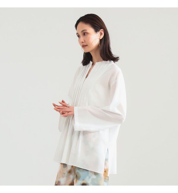 Demi-Luxe BEAMS 「タック ブラウス」|シャツ・ブラウス|