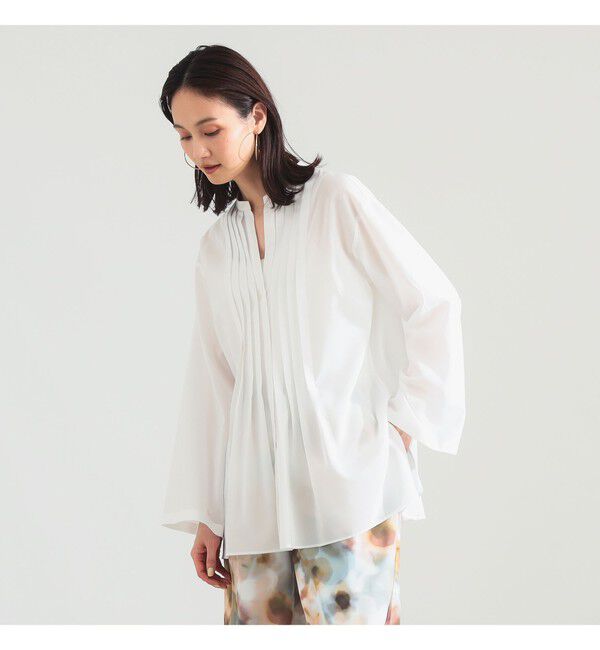 Demi-Luxe BEAMS 「タック ブラウス」|シャツ・ブラウス|