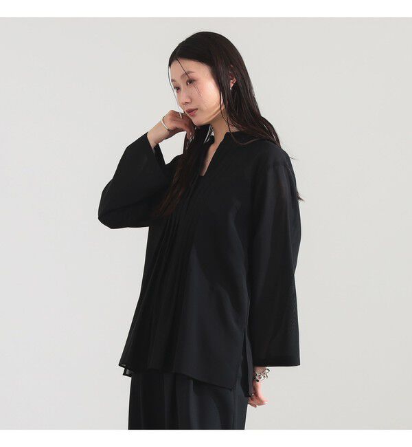 Demi-Luxe BEAMS 「タック ブラウス」|シャツ・ブラウス|