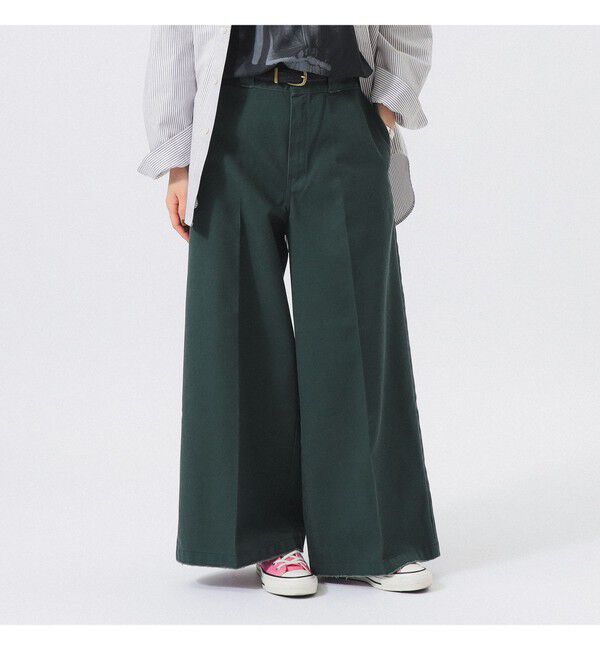 BEAMSBOY「【別注】Dickies / ベーシック ワーク パンツ」|チノ|D.GRN