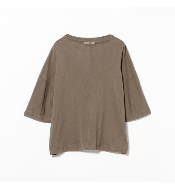 Demi-Luxe BEAMS 「コットン チュール オーバー Tシャツ」|Tシャツ・カットソー|