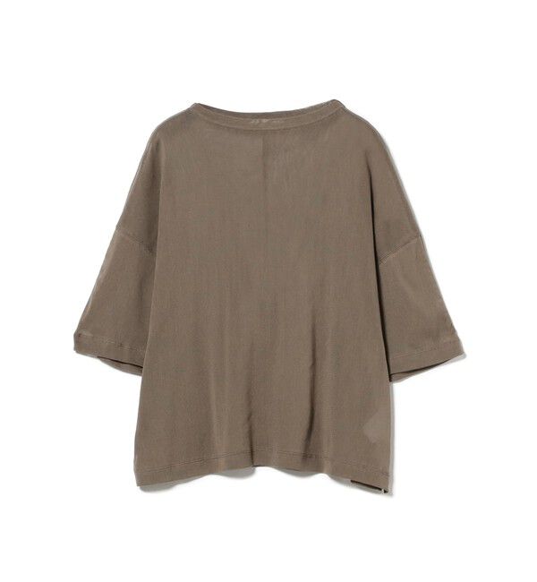 Demi-Luxe BEAMS 「コットン チュール オーバー Tシャツ」|Tシャツ・カットソー|