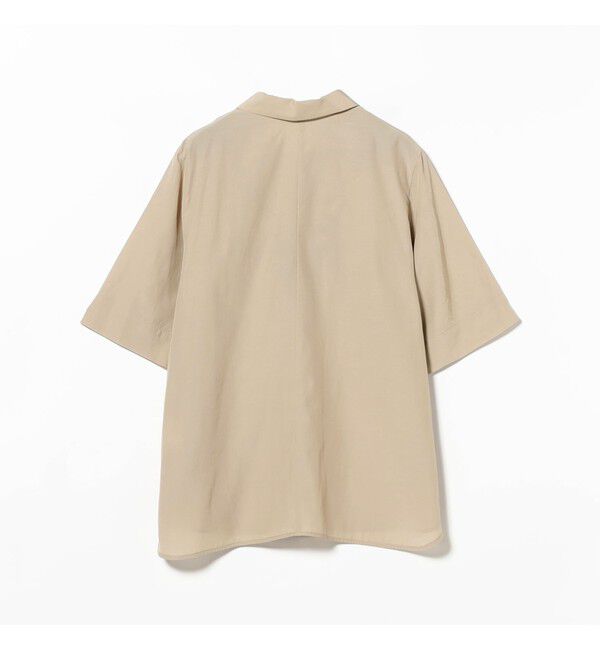 Demi-Luxe BEAMS 「コットン アセテート オーバーシャツ」|シャツ・ブラウス|