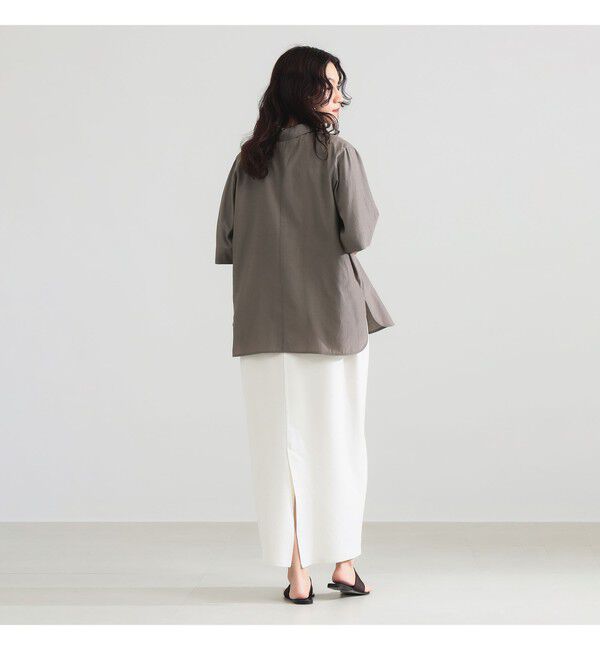 Demi-Luxe BEAMS 「コットン アセテート オーバーシャツ」|シャツ・ブラウス|