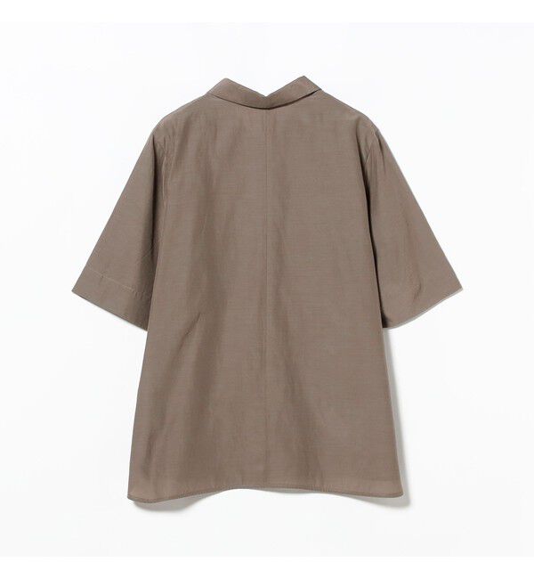 Demi-Luxe BEAMS 「コットン アセテート オーバーシャツ」|シャツ・ブラウス|
