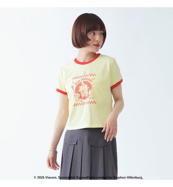 Ray BEAMS 「【別注】GOOD ROCK SPEED / Sponge Bob 半袖 Tシャツ」|Tシャツ・カットソー|YELLOW